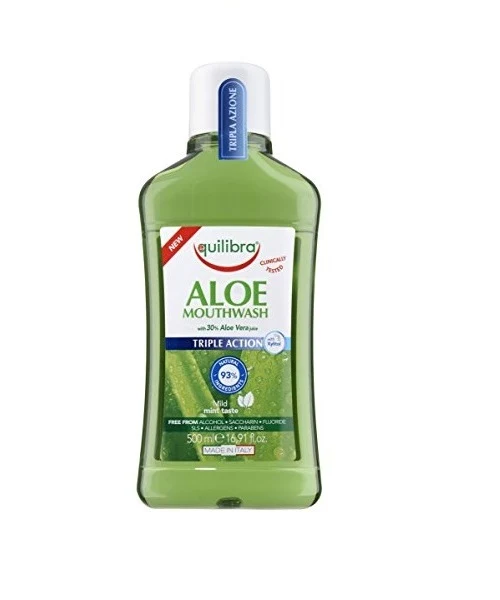 Equilibra Aloe Triple Action Mouth Wash 500ml