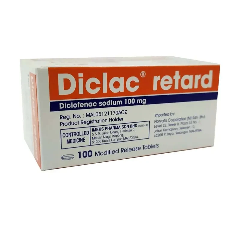Diclac Retard 100mg 10x10s