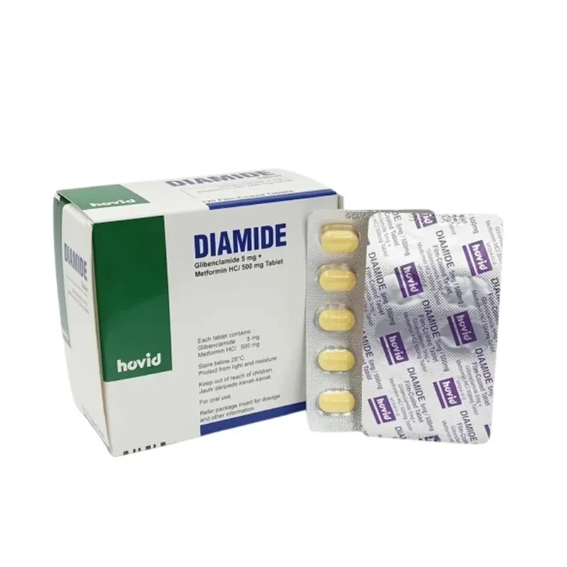 #DIAMIDE 5MG/500MG 10S