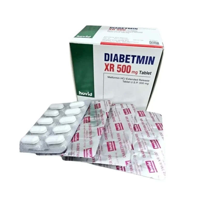 DIABETMIN XR 500MG 10X10S