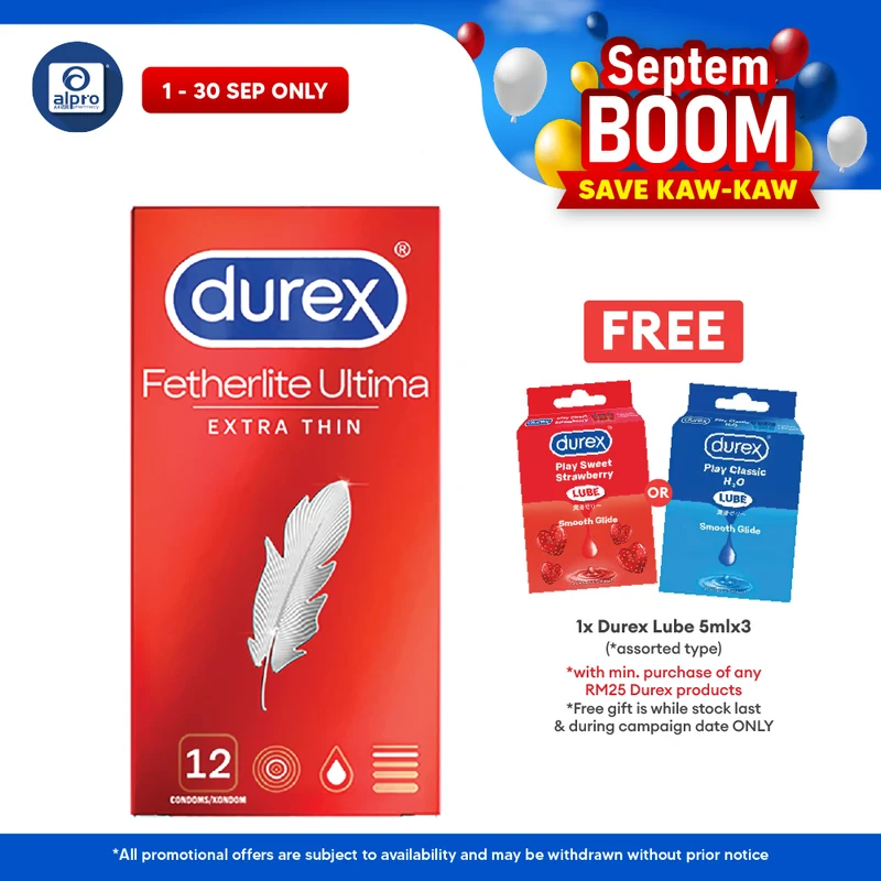 Durex Fetherlite Ultima (52mm) Condom 12s