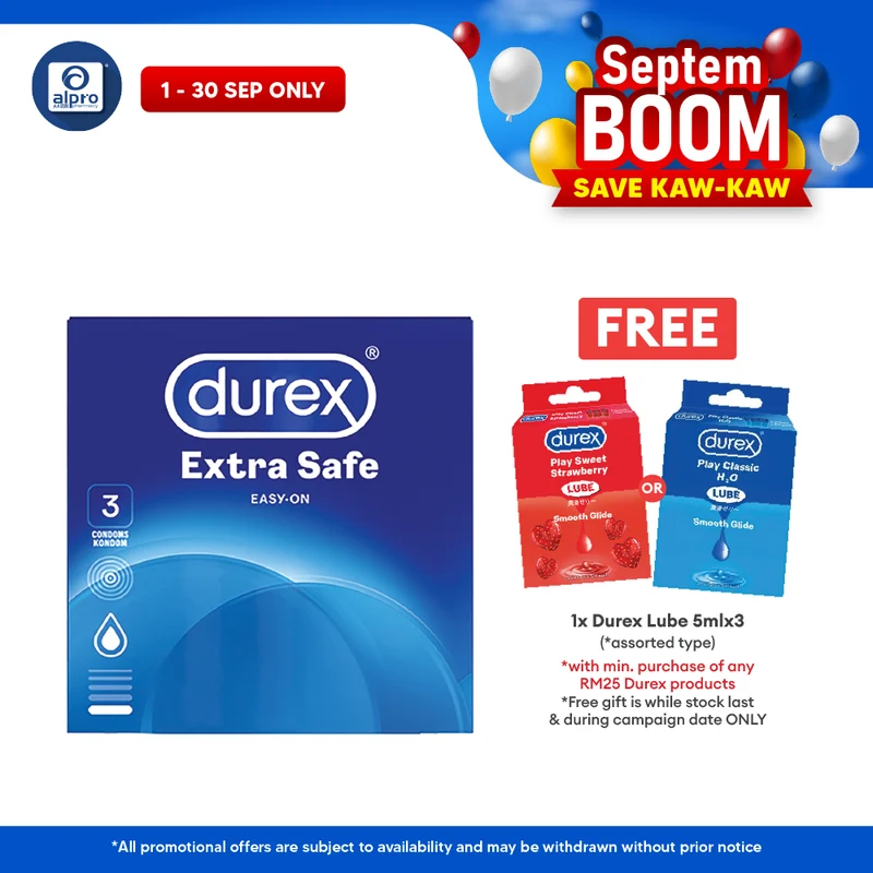 Durex Extra Safe Condom 3s