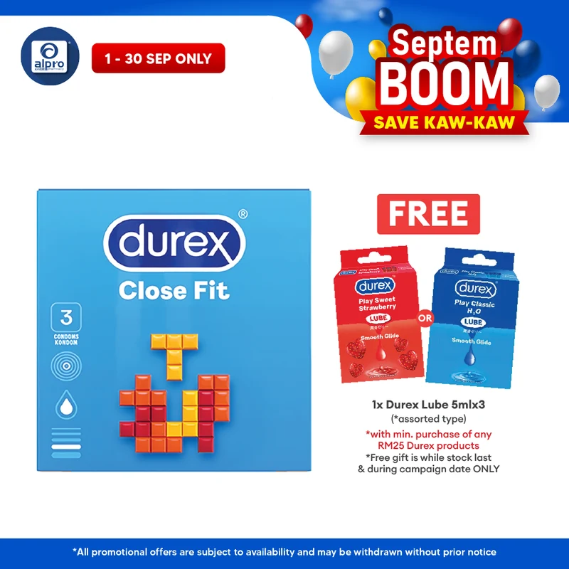 Durex Close Fit Condom 3s