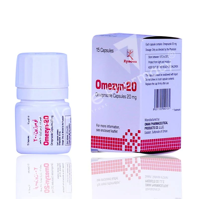 Omezyn 20mg Capsules 15'S