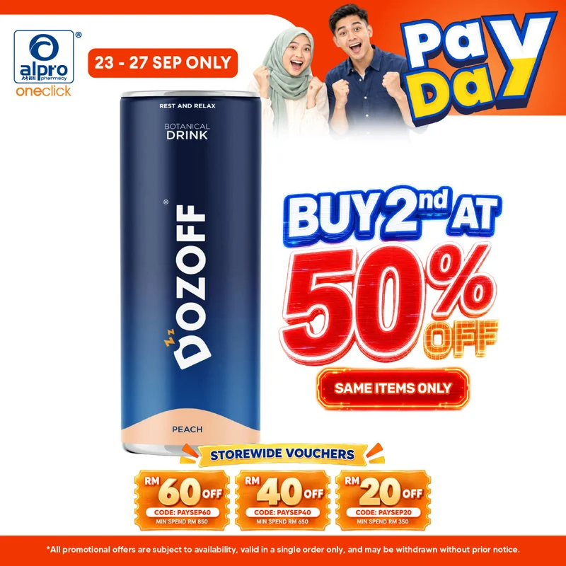 Dozoff Original 240ml 1s (New Packaging) Sleep Aid Beverage | Relieve Stress, Relax and Sleep Peacefully