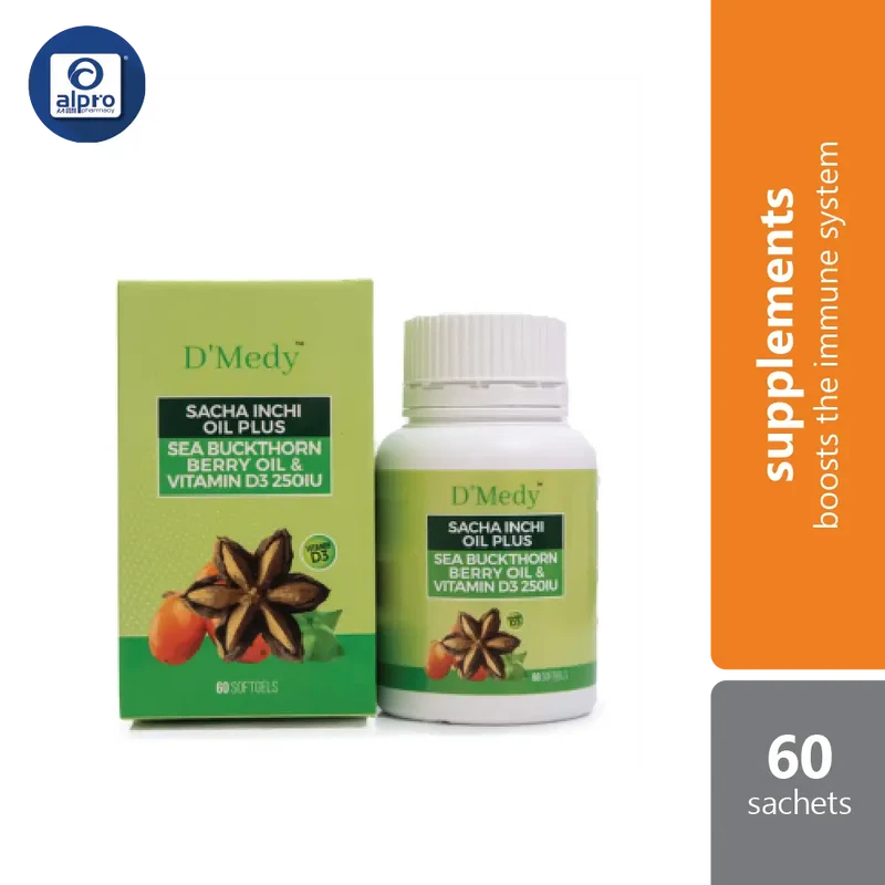 D'medy Sacha Inchi Oil Plus+ 60s | Boost Your Immune System, Reduce Inflammation