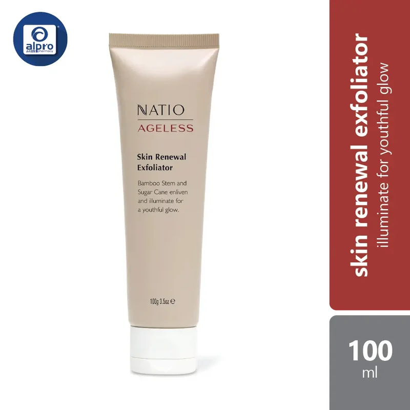 [ Direct From Australia ] | Natio Ageless Skin Renewal Exfoliator 100g
