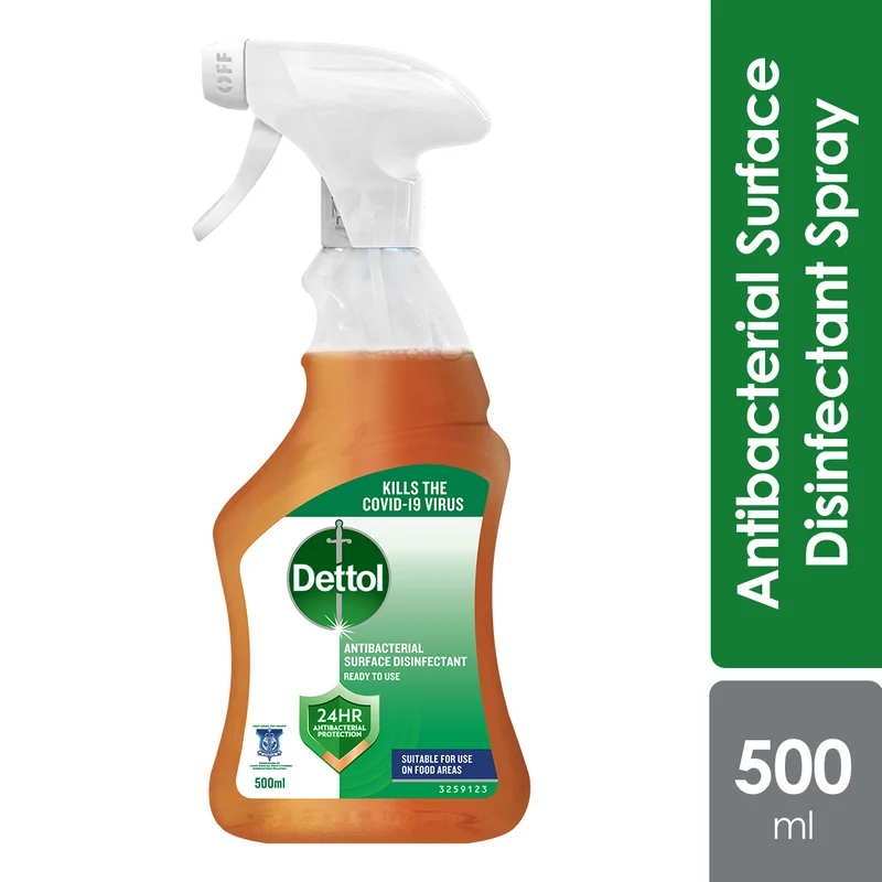 Dettol Antibacterial Surface Disinfectant Trigger 500ml | Kills 99.9% Germs