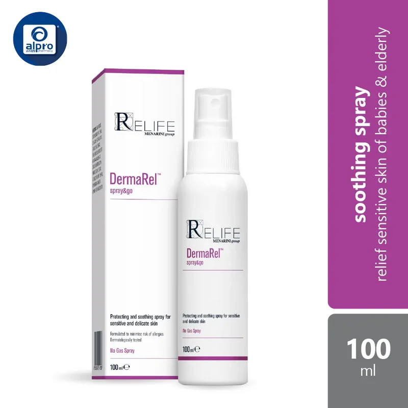 Relife Dermarel Baby Spray & Go 100ml | Is A Protecting And Soothing Spray Indicated For Delicate And Sensitive Skin