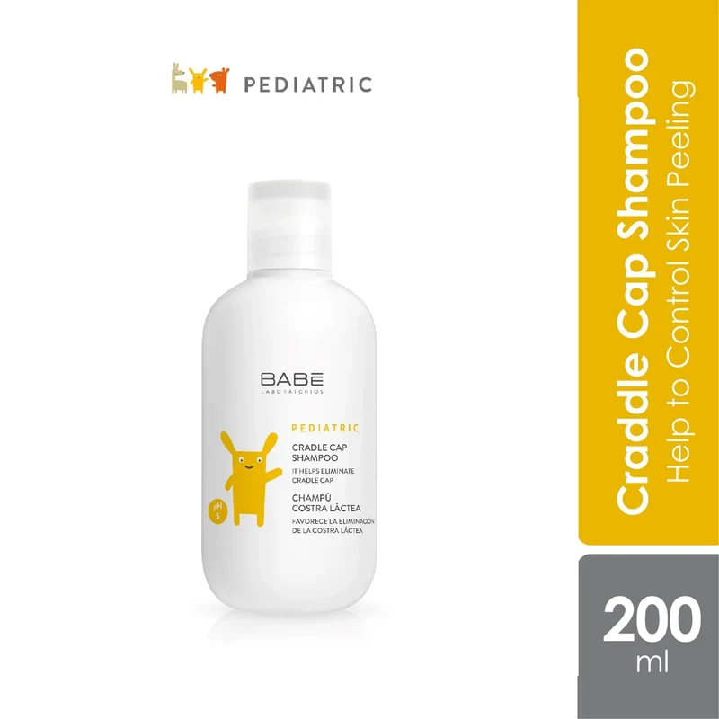Babe Laboratorios Pediatric Cradle Cap Shampoo 200ml