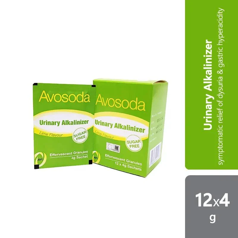 Avosoda Urinary Alkalinizer 4g 12s