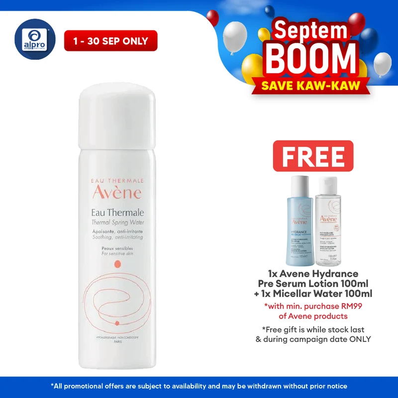 Avene Thermal Spring Water 50ml | Restores Skin natural Moisture