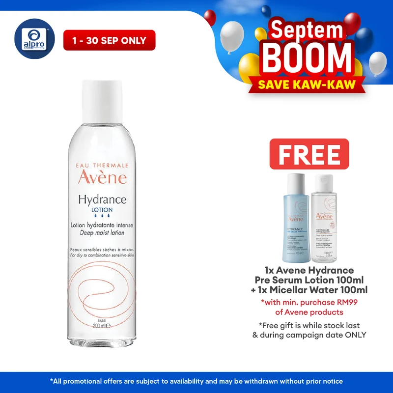 Avene Hydrance Deep Moist Lotion 200ml | Moisturises and Revitalise