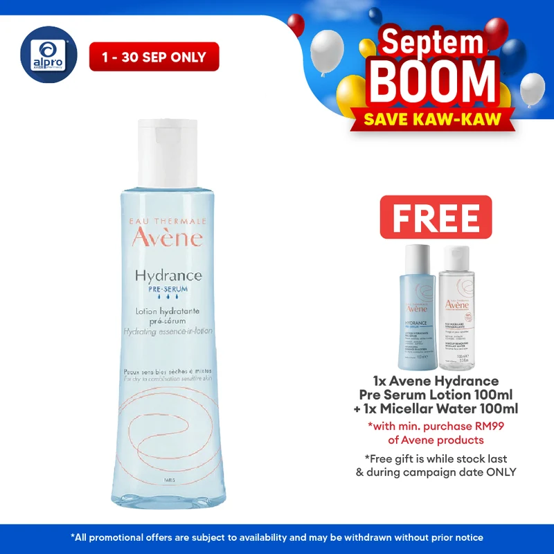 Avene Hydrance Pre-Serum Essence-In-Lotion 200ml | Protect the Skin Against Environmental Aggressions
