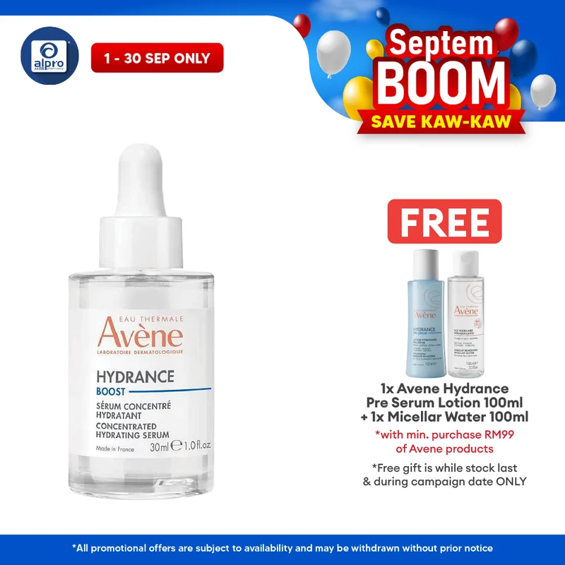 Avene Hydrance Boost Concentrated Hydrating Serum 30ml | Minimize Redness & Inflammation