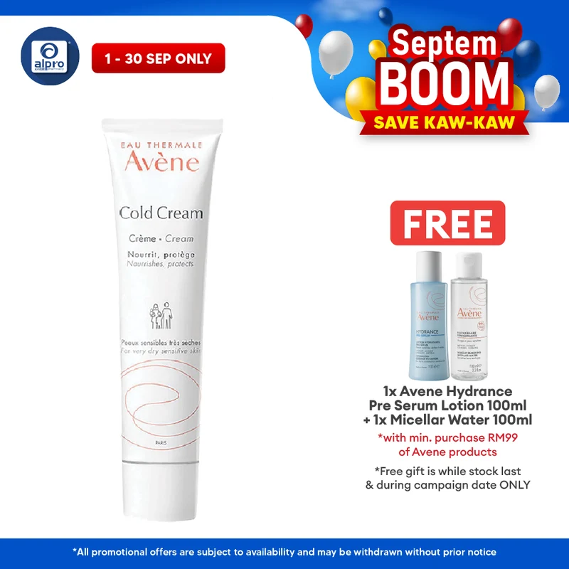 Avene Cold Cream 40ml | Soothes and Protect Dry Skin