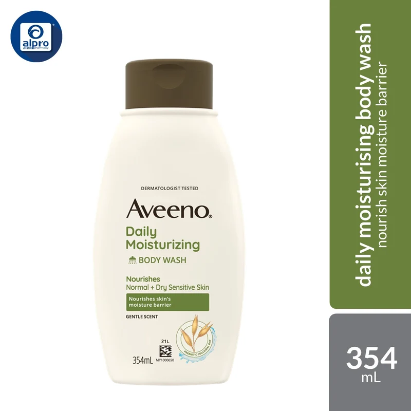 Aveeno Daily Moisturizing Body Wash 354mL | Nourish Skin Moisture Barrier