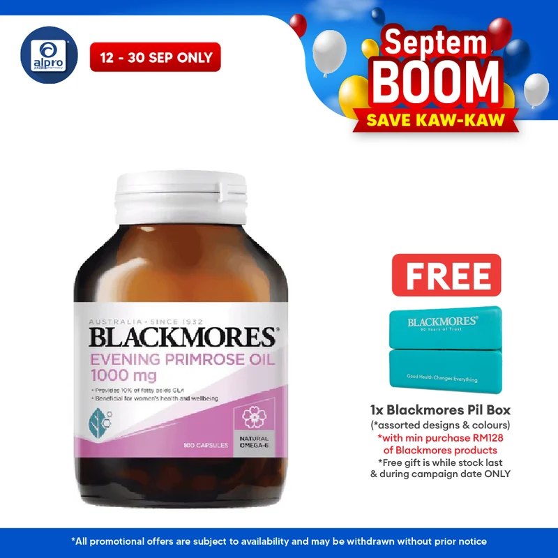 Blackmores Evening Primrose 1000mg 100s | Support for Women’s Health