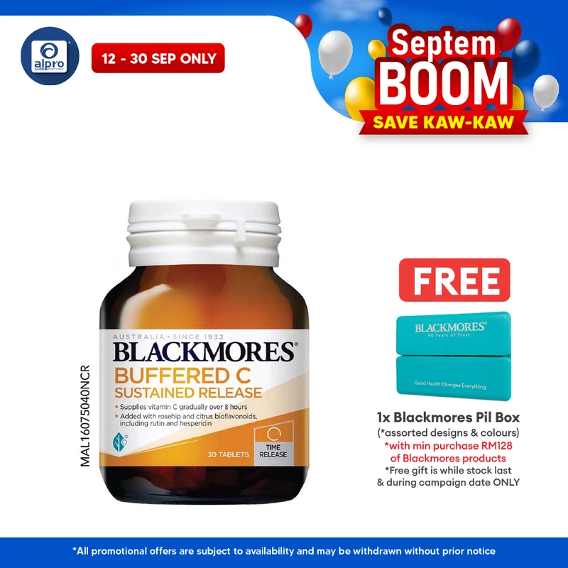 Blackmores Buffered C Slow Release 30s | Boosting Immune System