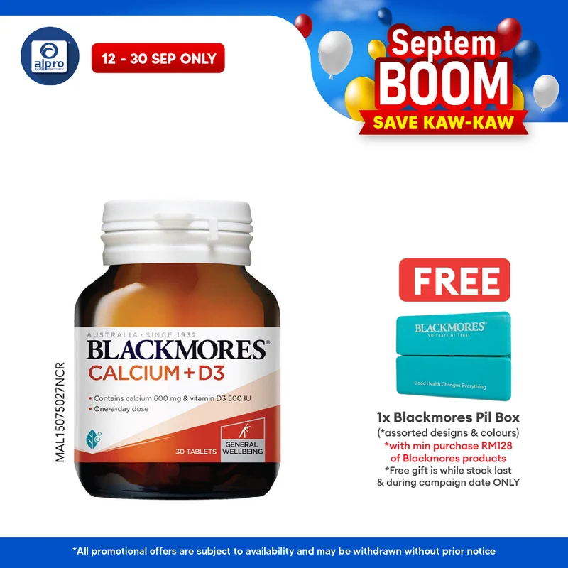 Blackmores Calcium D3 30s | Strengthen Muscles & Bones