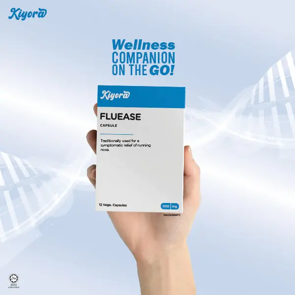 (B)Kiyora Fluease Capsule 12s | Relieve Sore Throat & Headache