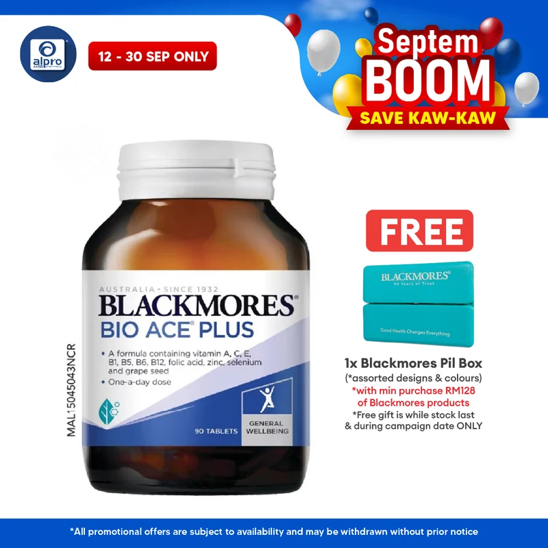 Blackmores Bio Ace Plus 90s | Reduce Risk of Cell Damage