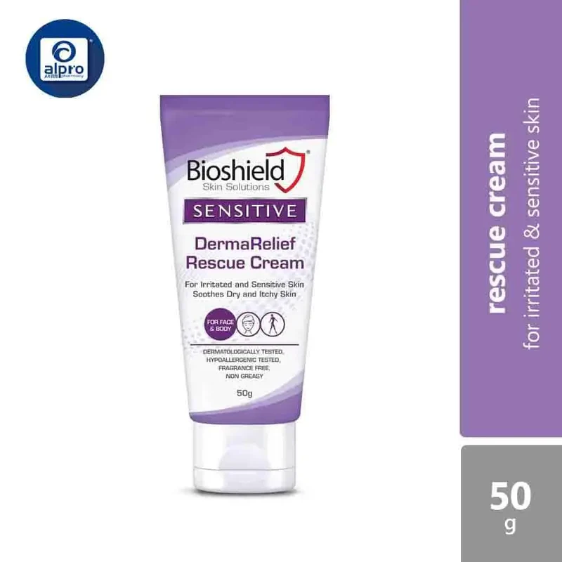 Bioshields Sensitive Derma Relief Rescue Cream 50g