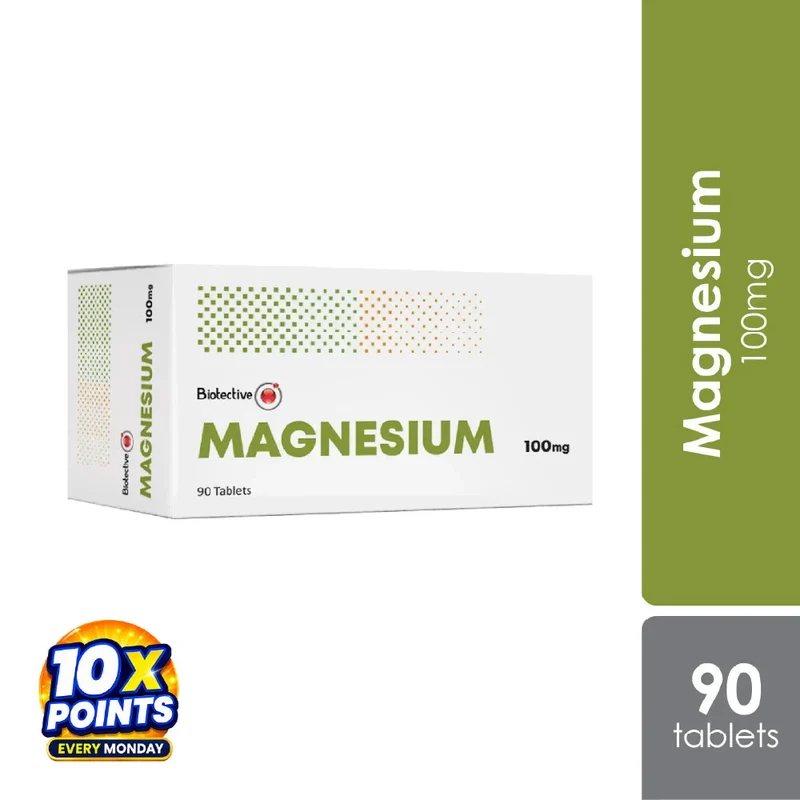 Biotective Magnesium 100mg 9x10s | Muscle & Nerve Support
