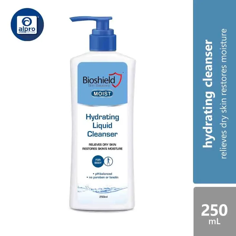 Bioshields Moist Hydrating Liquid Cleansing 250ml