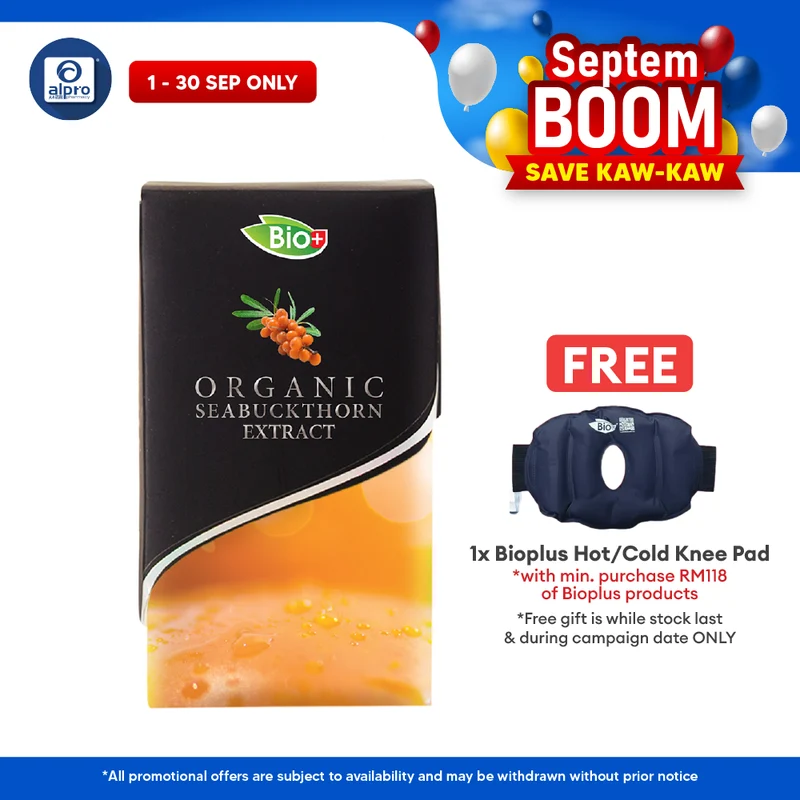Bioplus Organic Seabuckthorn Extract 60s | Skin Nourishment & Anti-Aging