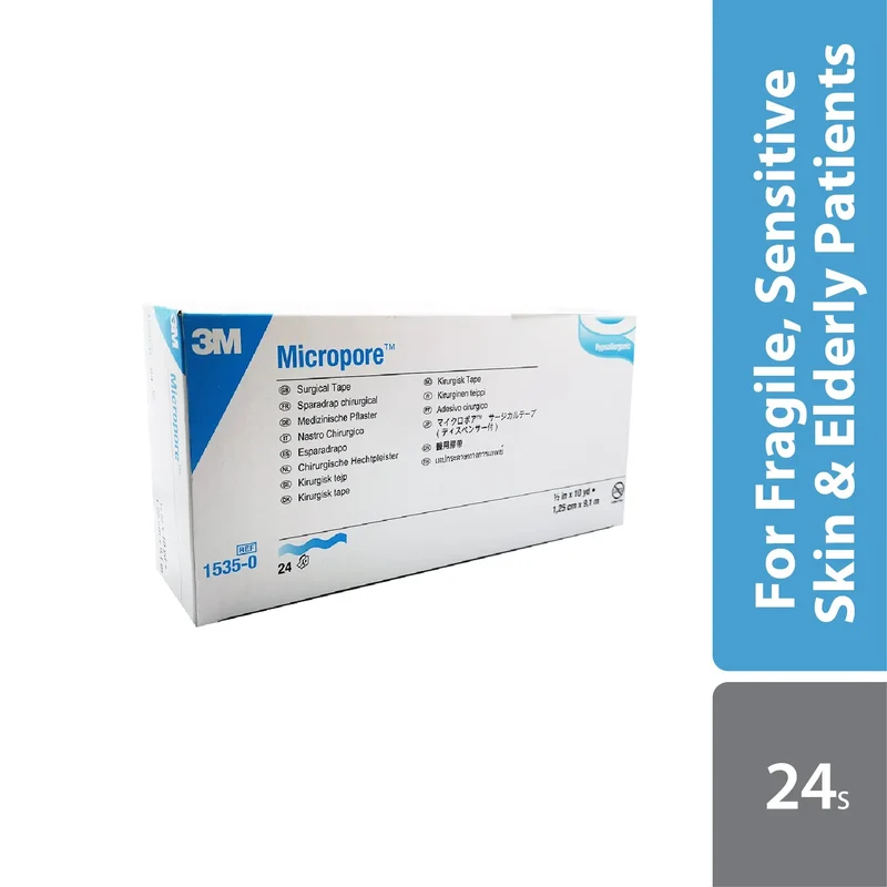 3m Micropore 1535-0 1/2x10yd With Dispen 24s