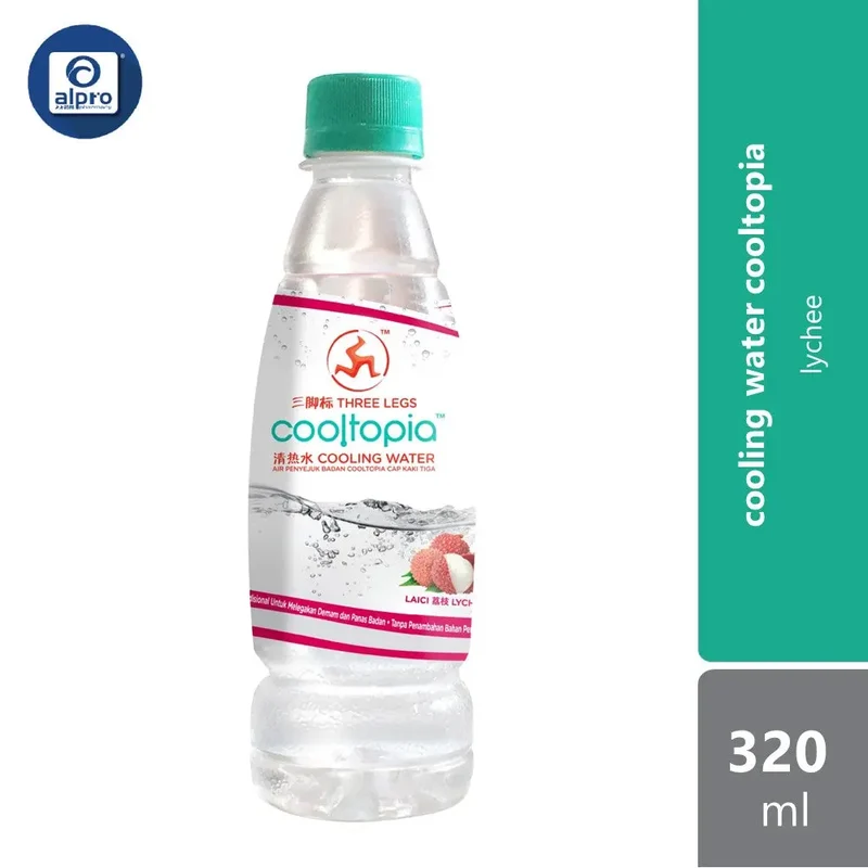 3 Leg Cooling Water Cooltopia 1s x 320ml (Guava/ Lychee/Peach)