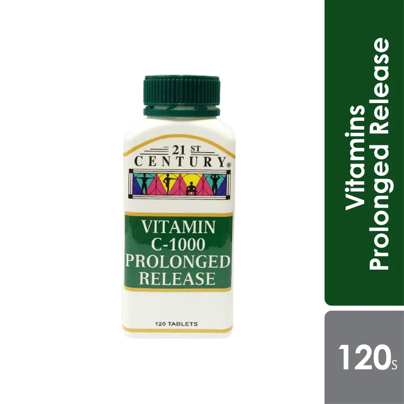 21st Century Vitamin C Prolonged Release 1000mg 120s | Support the Immune System