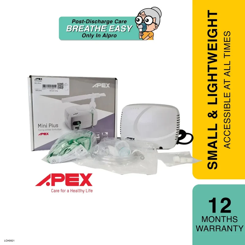 Apex Compressor Nebulizer Mini-Plus | Compact & Convenience
