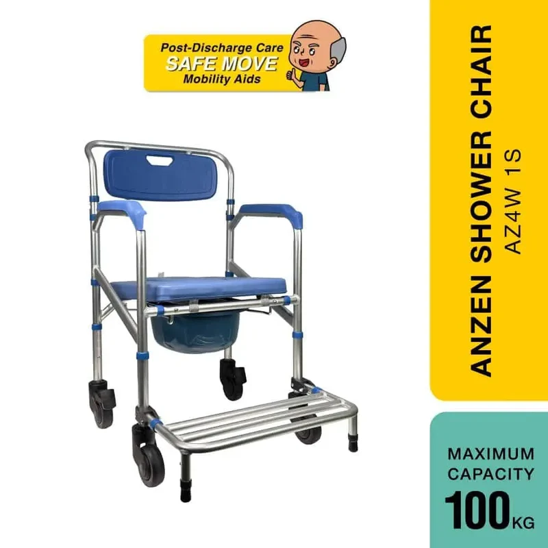 Anzen Shower Chair AZ4W 1s | Comfort & Stable