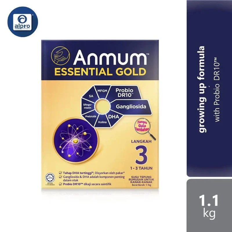 Anmum Essential Gold Step 3 Plain 1.1kg