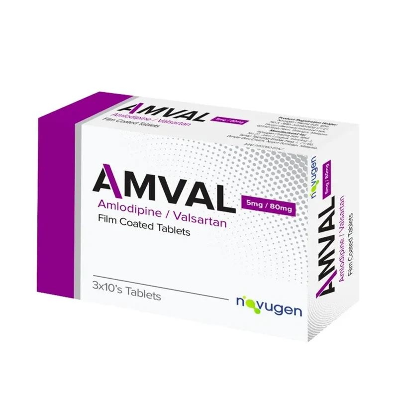 AMVAL 5MG/80MG 3X10S