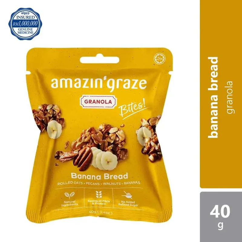 Amazin Grace Banana Bread Granola 40g
