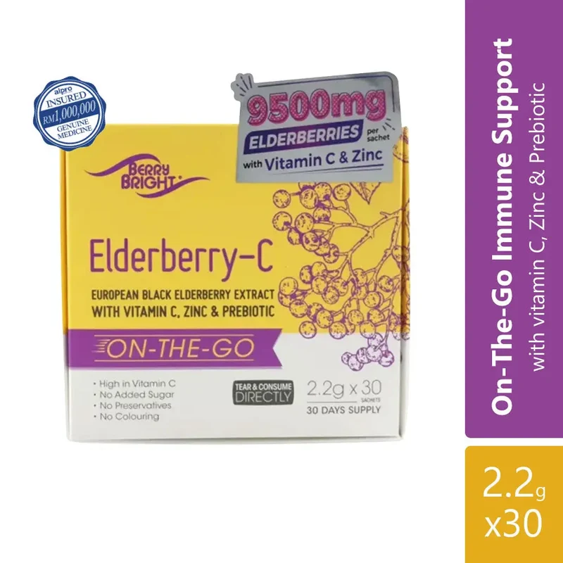 Berry Bright Elderberry-C 2.2G X 30S
