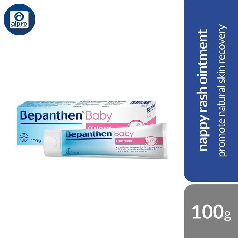 Bepanthen Ointment Nappy Rash 100g | Gently Aids Natural Skin Recovery