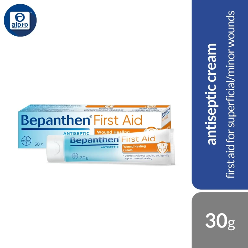 Bepanthen First Aid Cream 30g | Protects Wound