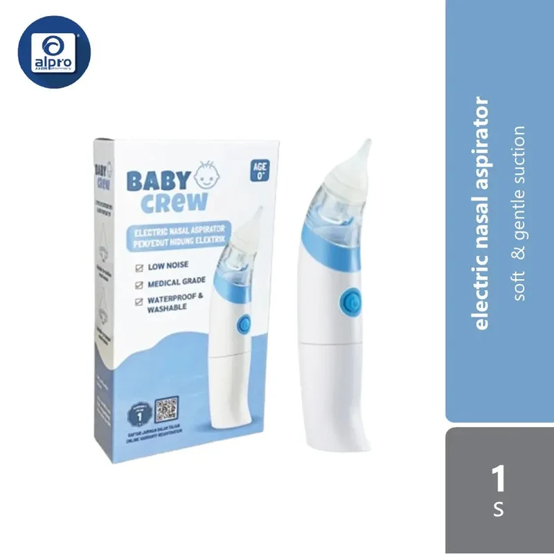 Baby Crew Nasal Aspirator ME8202X 1s | Soft and Gentle Suction