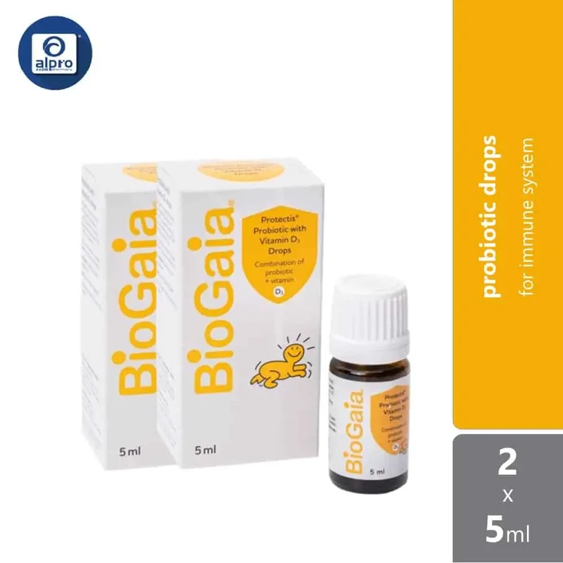 Biogaia Protectis Probiotic with Vitamin D3 Drops 2s x 5ml