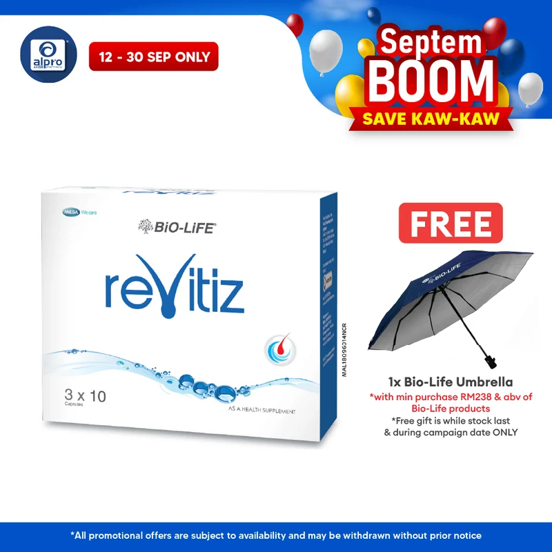 Bio-life Revitiz with Natural Herbs 30s | Helps Hair Strengthening