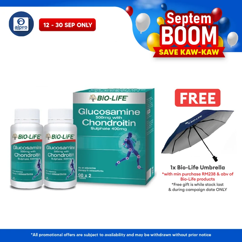 Bio-life Glucosamine & Chondroitin 2x90s | Joint Health