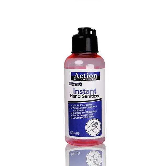 Action Instant Hand Sanitizer Infused with Aloe Vera & Vitamin E 80ml | Kills 99.99% Germs