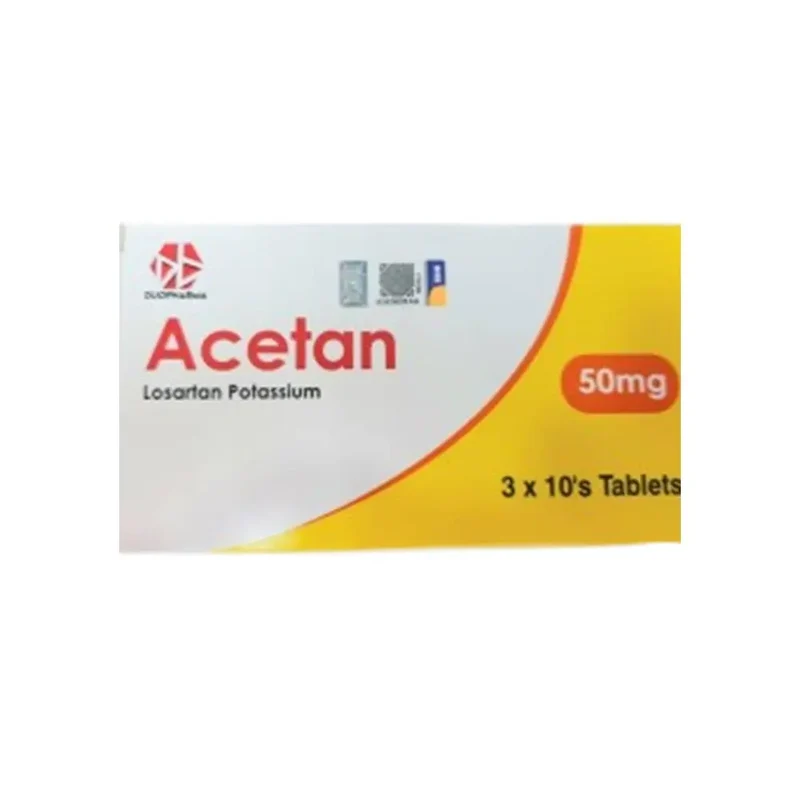 ACETAN HCT 50/12.5MG 3X10S