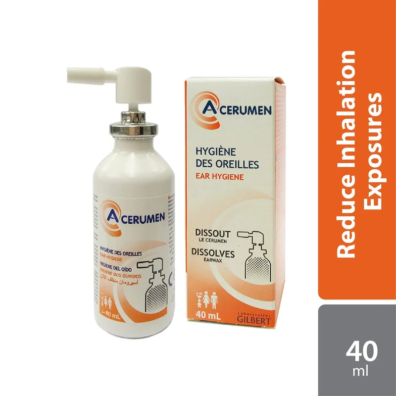 A Cerumen Ear Hygiene 40ml | Reduce Inhalation Exposures