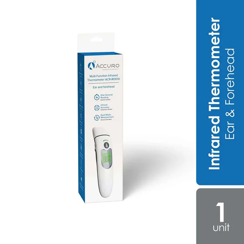 Accuro Multi-function Infrared Thermometer ACR-IR3010 | Health Tracker in Just 1 Second