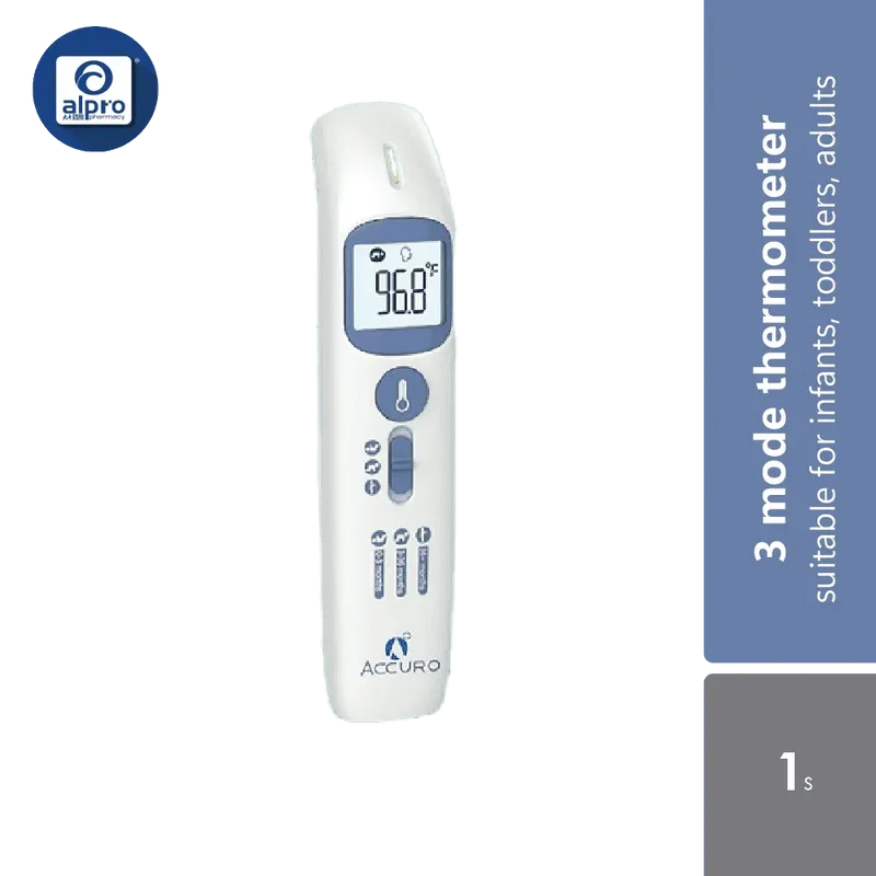 Accuro Forehead Infrared Thermometer (Age Stage) ACR-IR702 | 3 Mode Technology